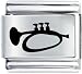 Pugster Trumpet Hobbies & Professions Italian Charm Bracelet
