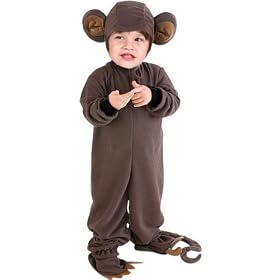 Children's Cute Monkey Suit Costume (X-Small 4-6)