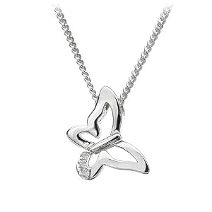 Hot Diamonds Flutter Micro Pendant of 46cm adjustable