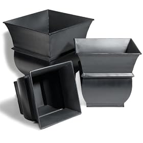 Strathwood Square-Footed Planter Pots, Set of 3 $19.99