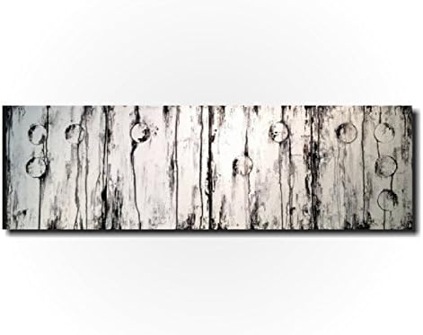 A Original Large Abstract Braille painting - 20 X 64 Inches-by Artist JMJartstudio- LOVE -Wall art-wall decor -Featured on the TODAY Show -Oil