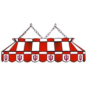 NCAA Indiana Hoosiers 40 Tiffany Style Pool Table Lamp