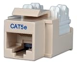 QVS 350MHz CAT5E 110Block Beige RJ45 Keystone Jack