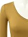 Doublju Womens Basic Sexy Deep V-Neck Rayon T-Shirt