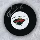 Martin Havlat Minnesota Wild Autographed/Hand Signed Hockey Puck