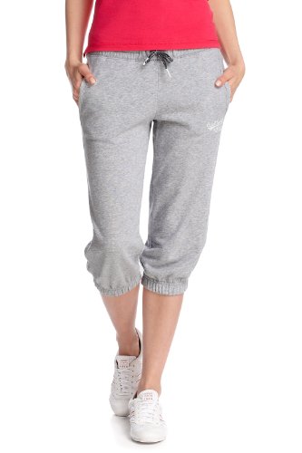 ESPRIT SPORTS Damen 7/8 Hose A88522, Gr. 34 (XS), Grau (sports grey melange 047) Preisvergleich