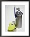 Aqualung with a Snorkel Mask and Flippers Sports Framed Art Poster Print, 18x22