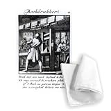 The Book Printer, from the trade book 'Iets.. - Tea Towel 100% Cotton - Art247 - Tea Towel - 46x70cm
