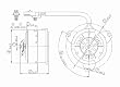 TYC 630940 Jeep Liberty Replacement Radiator/Condenser Cooling Fan Motor