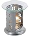 New Glass Stainless Steel Candle Tart Warmer Oil Burner