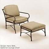 Barbados Ottoman w/ Cushion Fabric: Borneo - Cocoa, Finish: Midnight