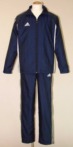【アディダス adidas】 紳士 ナイロンスーツ ネイビー