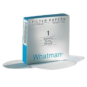 Qualitative Filter Papers; 12.5 cm dia; pore size, 11 &micro;; 100/box
