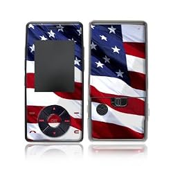 Patriotic American Flag Design Protective Skin Decal Sticker for LG Chocolate VX8500 Cell Phone