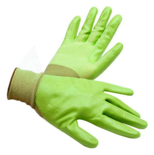 Keep It Simple With Katie Brown Lightweight Garden Mud Gloves, Green - Size Small