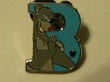 Disney Trading Pin NEW 2011 Alphabet Letter B for Baloo Hidden Mickey NEW