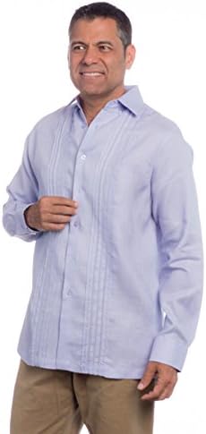 Beach Shirt linen, lavender, size lg.