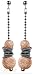 STUDIO 925: *BINGLE BANGLE ROSE & GREY EARRINGS*