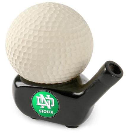 North Dakota Fighting Sioux Und Ncaa Golf Ball Driver Stress Ball