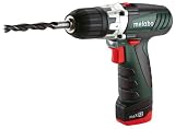 Metabo 6.00091.50 Kompaktschrauber PowerMaxx12 Basic 10,8V 2 Akkus