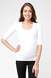 RIPE maternity エルボースリーブチューブTマタニティトップ サイズXS ホワイト S6006