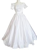 White off the Shoulder Bridal Gown Wedding Dress, Size 4, BC12