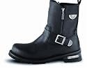 Milwaukee Motorcycle Clothing Company Afterburner Size 10.5D Black Leather Men's Boots