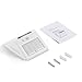 [Larger Version 16LED with Push-button Switch] Outdoor Solar Motion Lights-Built in 2200mah Rechargeable Lithium Battery-Motion Sensor Activated-For Patio Deck Yard Garden Home,2 Modes