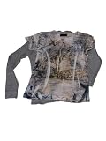 American Apparel 2 Pack for Kids - Heather Grey Thermal (size 2T) and Pirate Jackson Burnout Tee - S...