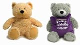 Cozy Cuddle Bear - Grey - Microwavable Warmer - Intelex