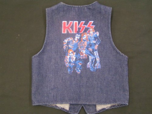 Vintage KISS Jean Vest Size 6
