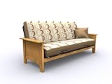 American Furniture Alliance Cottage Grove Metal/Wood Frame Full, Golden Oak
