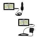Essential Kit for the Magellan Maestro 4250 includes a Car and Wall Charger - Gomadic Brand w/ TipExchange Technology