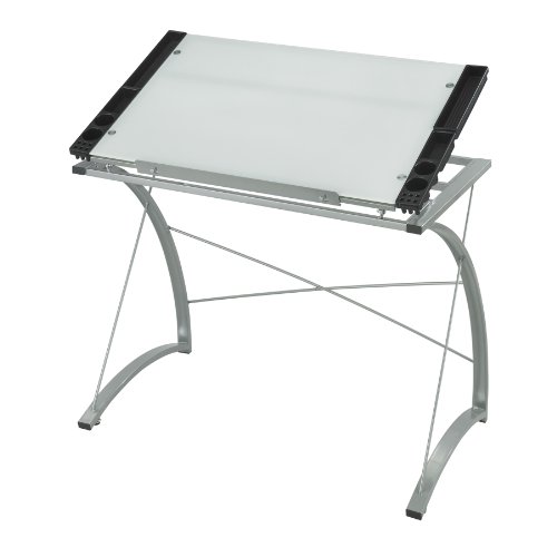 Safco Products Xpressions Drafting Table with Tempered Glass Top On Sale