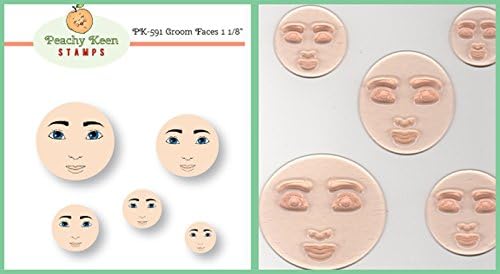 PK-591 Groom, Peachy Keen Stamps Clear Face Assortment