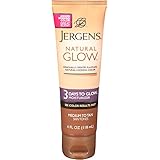 Jergens Natural Glow - 3 Days to Glow Moisturizer Medium to Tan Skin, 4 Ounce