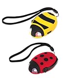 Set of 2 Long-Lasting LED Bug Eyes Flashlights with Wrist Strap