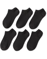 Jefferies Socks Girls' Six-Pack Seamless Capri Liner Sock