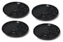 Swissmar Set of 4 Fondue/Raclette Plates, Black