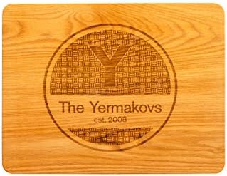 Engraved Handmade Hardwood Cutting Board Personalized and Customized