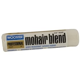 Wooster Brush R207-9 Mohair Blend Roller Cover with .25-Inch Nap, 9-Inch