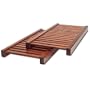 John Louis Home JLH-571 Standard Adjustable Shelves Kit, Red Mohagany