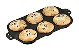 Camp Chef True Seasoned  Muffin Topper Cast Iron Pan