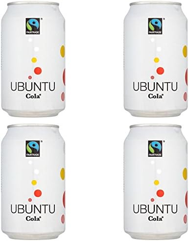 (4 PACK) - Ubuntu Fairtrade Cola - Cans | 330ml | 4 PACK - SUPER SAVER - SAVE MONEY