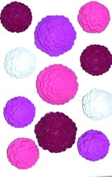 Martha Stewart Sticker Flower Pink/White