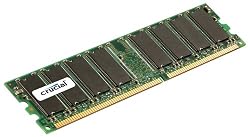 2GB, 184-pin DIMM, DDR PC3200 Memory Module - CT25672Y40B