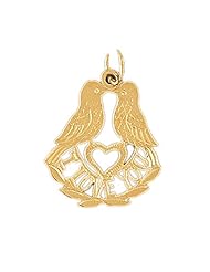 CleverEves 14K Gold Love Pendant 1.4 - Gram(s)