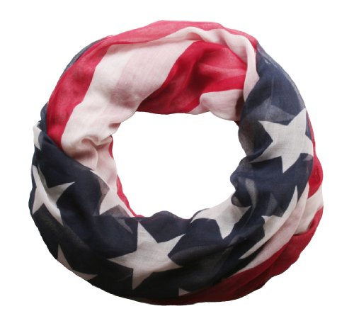 Leichter USA Loop Schlauchschal im Flaggen Design Größe: XXL / Loop