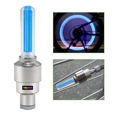 Car Flashing Led Light Bike Wheel Tyre Valve Lamp