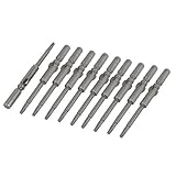 uxcell　トルックスドライバービット　T8ドライバービット　60mm長　5mmシャンクダイヤ　10個